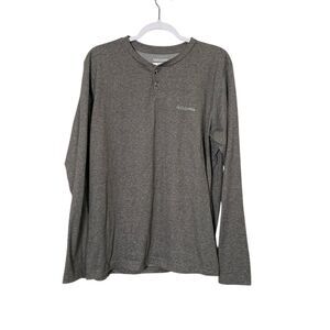 Columbia Omni-Wick Long Sleeve Henley Shirt Men's Size Medium